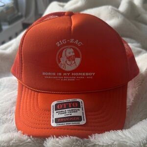 Limited Edition Zig-Zag Orange Trucker Hat
